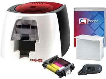 Badgy100 Color Plastic ID Card Printer