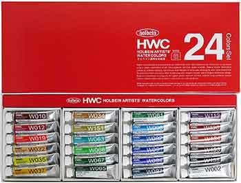 Holbein Artist's Watercolors Set